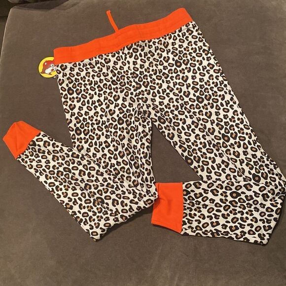 Buc-ee’s Women’s Drawstring Leopard Sleep Pants Size XL NWT - Picture 2 of 8